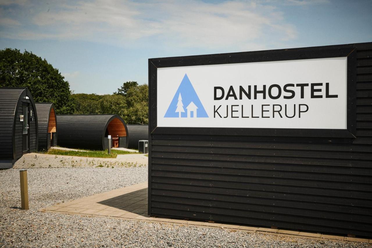 Naturhytter Kjellerup Buitenkant foto