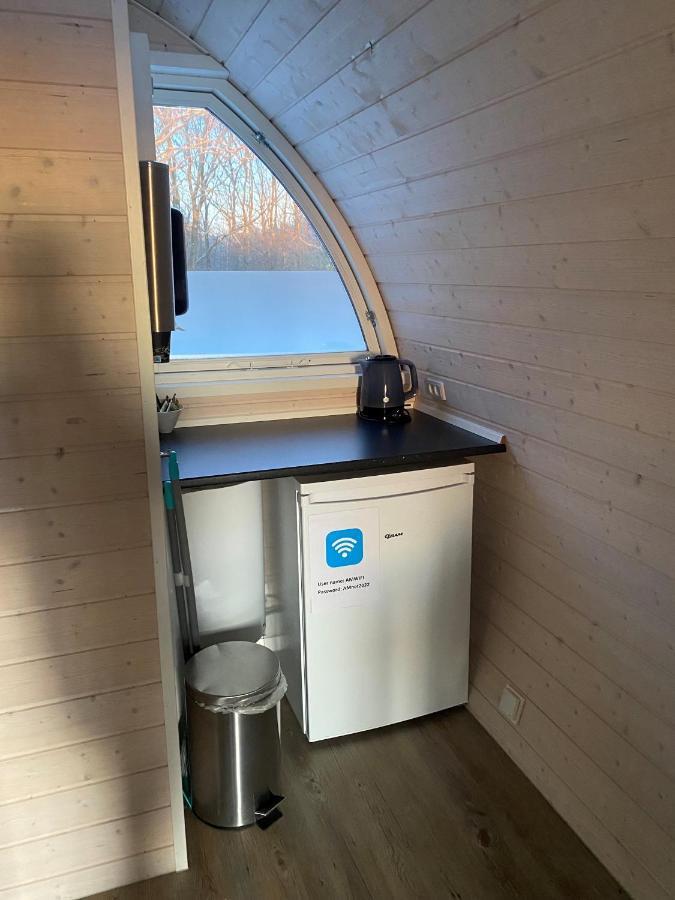 Naturhytter Kjellerup Buitenkant foto